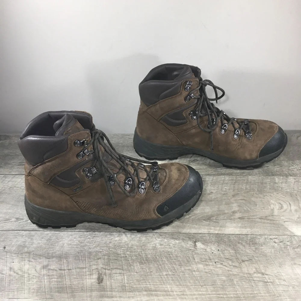 Vasque 7160 St. Elias Leather Work Waterproof GTX Hiking Mens Mid Boots Size 12
